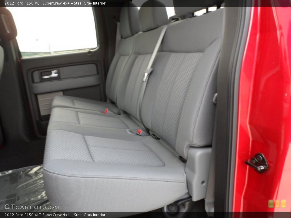 Steel Gray Interior Photo for the 2012 Ford F150 XLT SuperCrew 4x4 #58063395