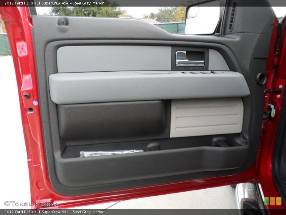 Steel Gray Interior Door Panel for the 2012 Ford F150 XLT SuperCrew 4x4 #58063402