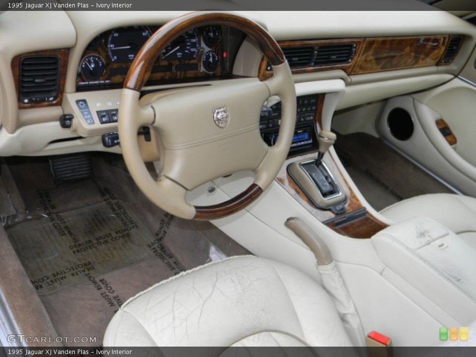 Ivory Interior Photo for the 1995 Jaguar XJ Vanden Plas #58063459
