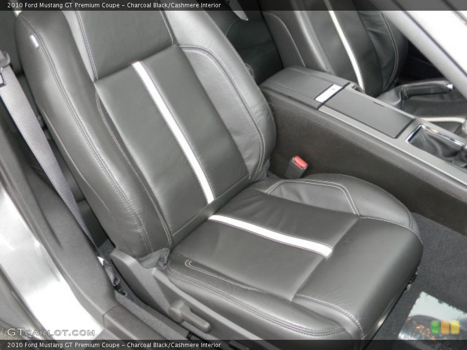 Charcoal Black/Cashmere Interior Photo for the 2010 Ford Mustang GT Premium Coupe #58064419