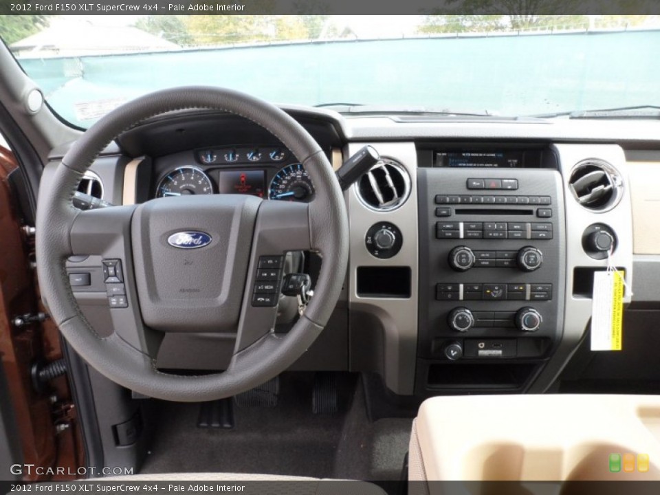 Pale Adobe Interior Dashboard for the 2012 Ford F150 XLT SuperCrew 4x4 #58064431