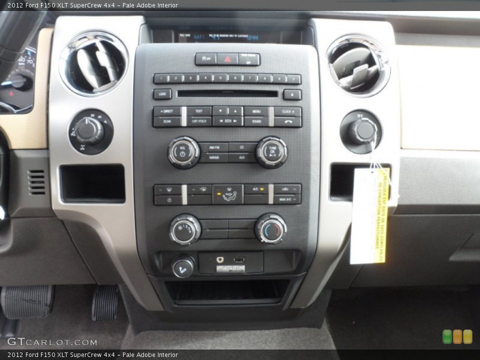 Pale Adobe Interior Controls for the 2012 Ford F150 XLT SuperCrew 4x4 #58064434