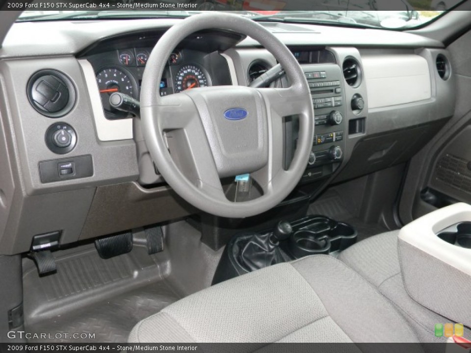 Stone/Medium Stone Interior Dashboard for the 2009 Ford F150 STX SuperCab 4x4 #58065193