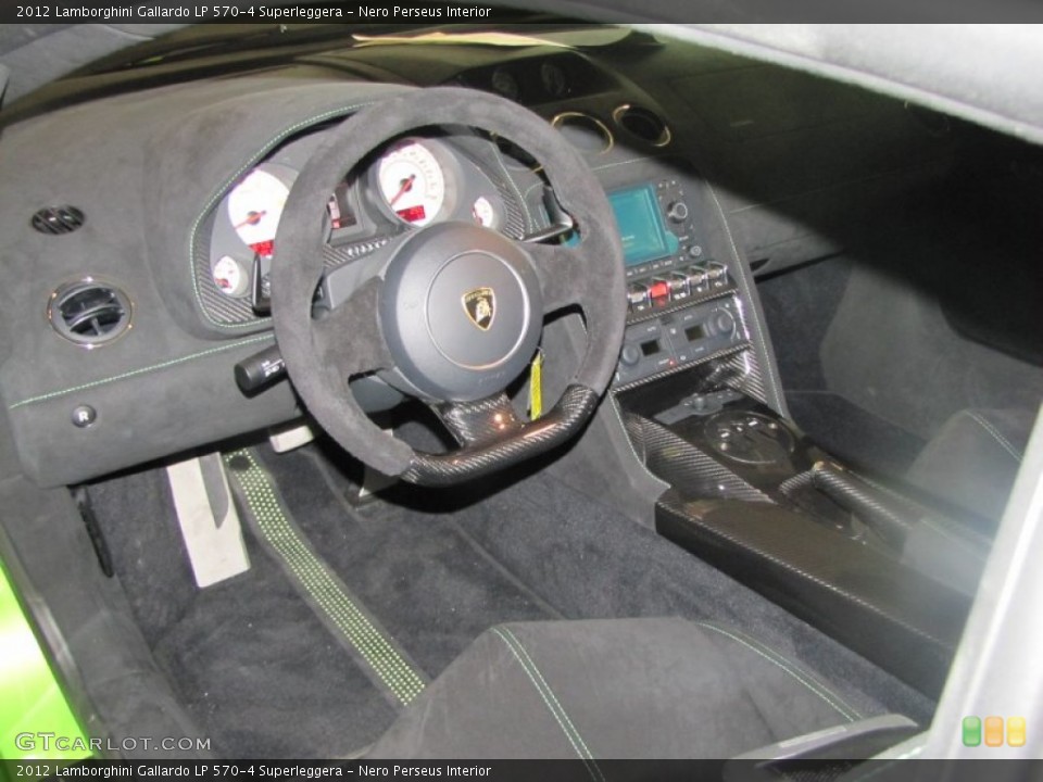 Nero Perseus Interior Photo for the 2012 Lamborghini Gallardo LP 570-4 Superleggera #58067049