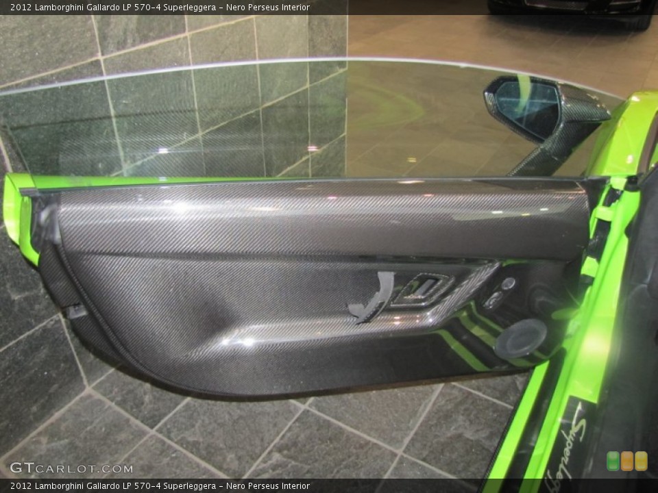 Nero Perseus Interior Door Panel for the 2012 Lamborghini Gallardo LP 570-4 Superleggera #58067064