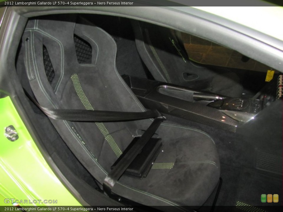 Nero Perseus Interior Front Seat for the 2012 Lamborghini Gallardo LP 570-4 Superleggera #58067076