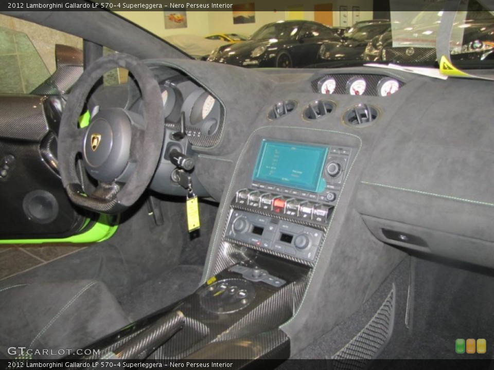 Nero Perseus Interior Dashboard for the 2012 Lamborghini Gallardo LP 570-4 Superleggera #58067121