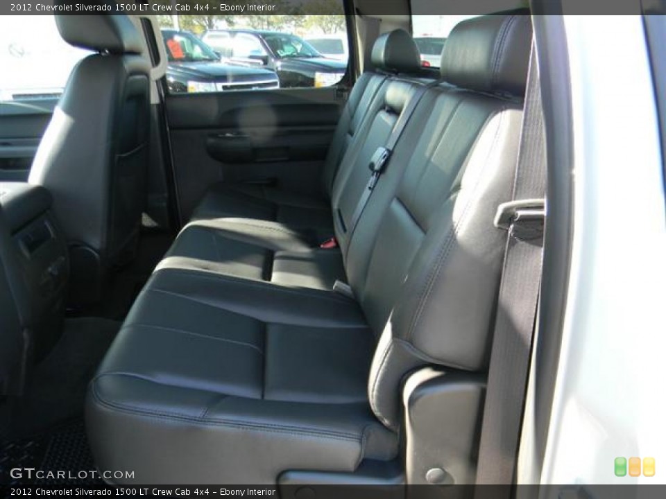 Ebony Interior Photo for the 2012 Chevrolet Silverado 1500 LT Crew Cab 4x4 #58067691