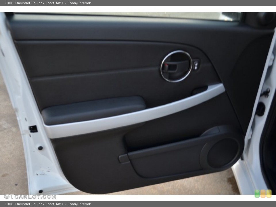 Ebony Interior Door Panel for the 2008 Chevrolet Equinox Sport AWD #58071475