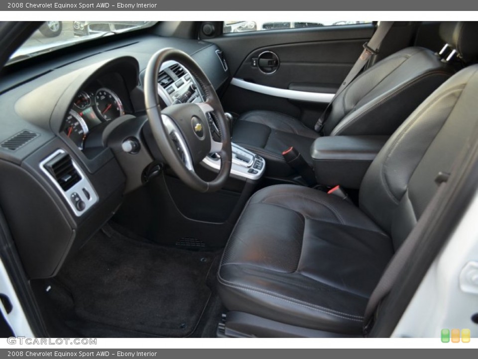 Ebony Interior Photo for the 2008 Chevrolet Equinox Sport AWD #58071491