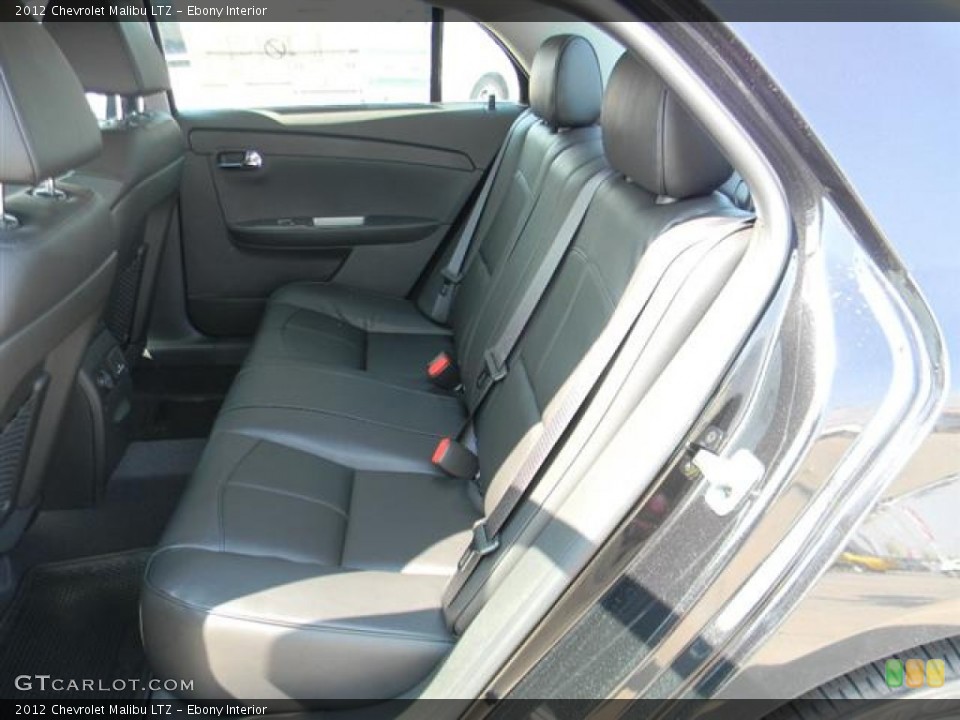Ebony Interior Photo for the 2012 Chevrolet Malibu LTZ #58072164