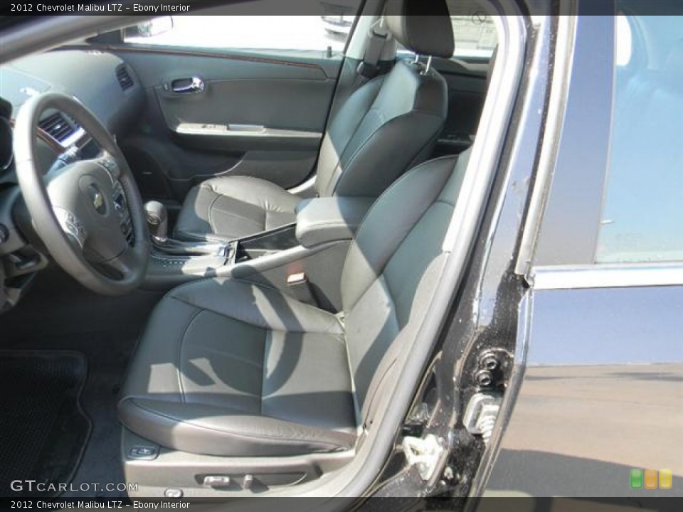Ebony Interior Photo for the 2012 Chevrolet Malibu LTZ #58072173