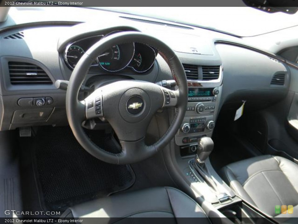 Ebony Interior Dashboard for the 2012 Chevrolet Malibu LTZ #58072182