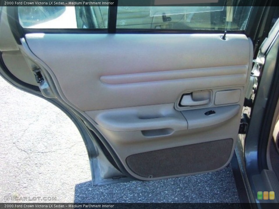 Medium Parchment Interior Door Panel for the 2000 Ford Crown Victoria LX Sedan #58072538