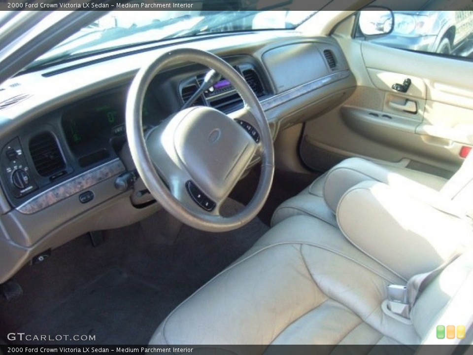 Medium Parchment Interior Prime Interior for the 2000 Ford Crown Victoria LX Sedan #58072580