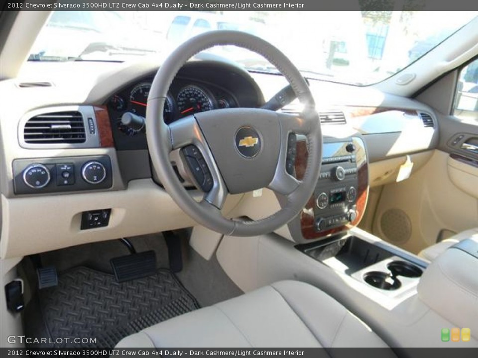Dark Cashmere/Light Cashmere Interior Dashboard for the 2012 Chevrolet Silverado 3500HD LTZ Crew Cab 4x4 Dually #58073343