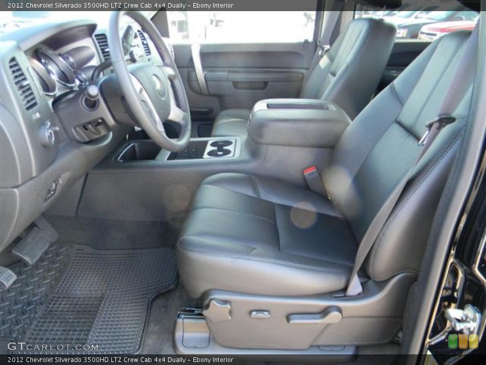 Ebony Interior Photo for the 2012 Chevrolet Silverado 3500HD LTZ Crew Cab 4x4 Dually #58073764