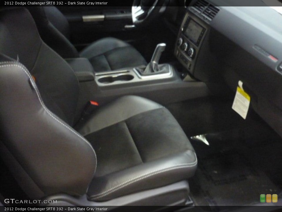 Dark Slate Gray Interior Photo for the 2012 Dodge Challenger SRT8 392 #58074245