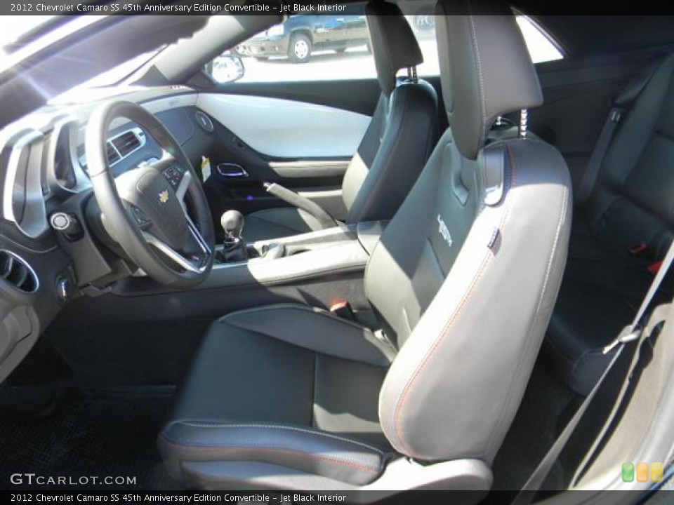 Jet Black Interior Photo for the 2012 Chevrolet Camaro SS 45th Anniversary Edition Convertible #58074946