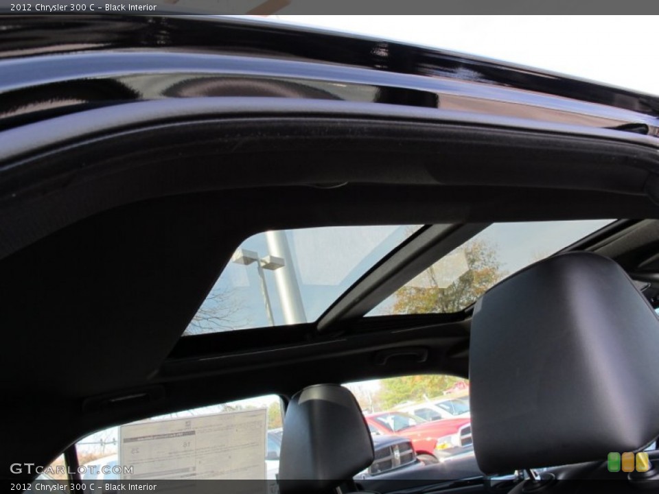 Black Interior Sunroof for the 2012 Chrysler 300 C #58077296