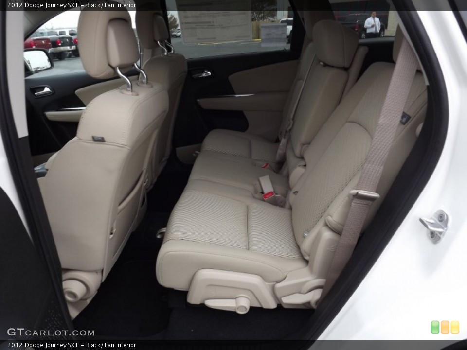 Black/Tan Interior Photo for the 2012 Dodge Journey SXT #58078858