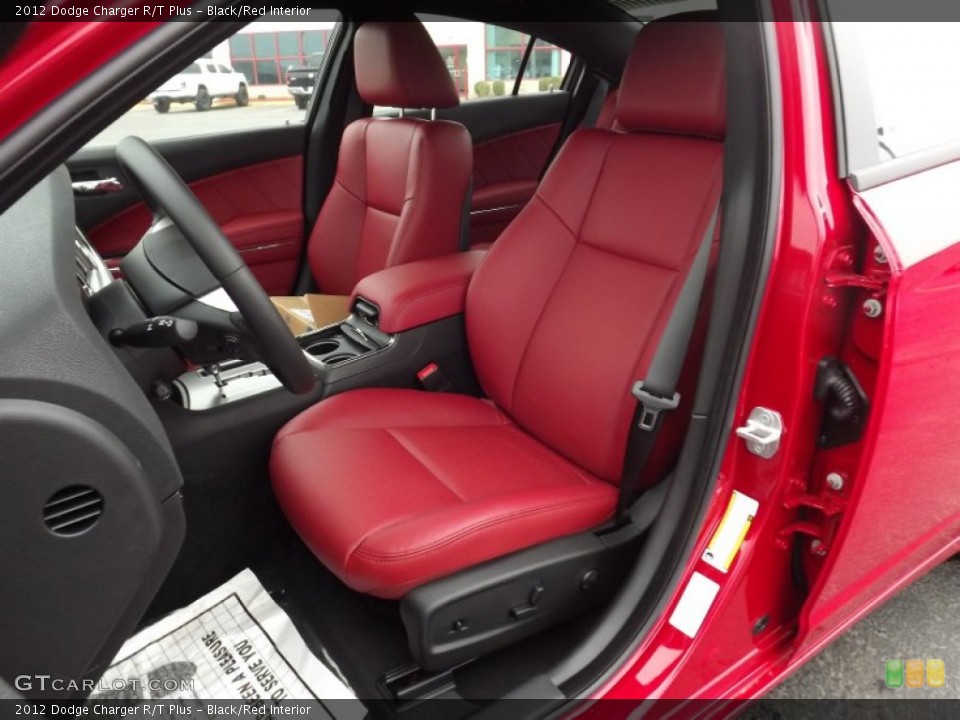 Black/Red Interior Photo for the 2012 Dodge Charger R/T Plus #58079765