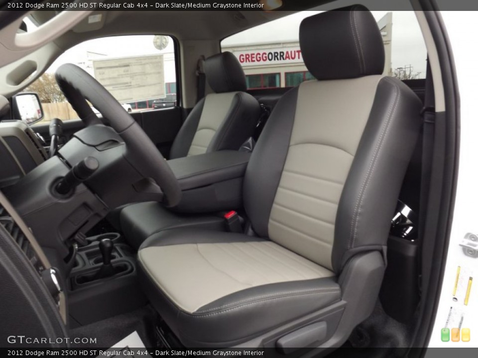 Dark Slate/Medium Graystone Interior Photo for the 2012 Dodge Ram 2500 HD ST Regular Cab 4x4 #58080801
