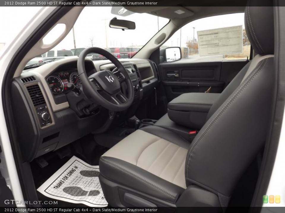 Dark Slate/Medium Graystone Interior Photo for the 2012 Dodge Ram 2500 HD ST Regular Cab 4x4 #58081165