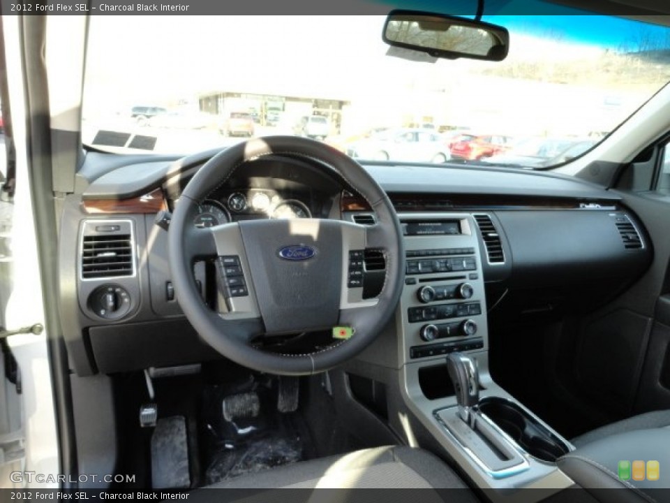 Charcoal Black Interior Dashboard for the 2012 Ford Flex SEL #58082956