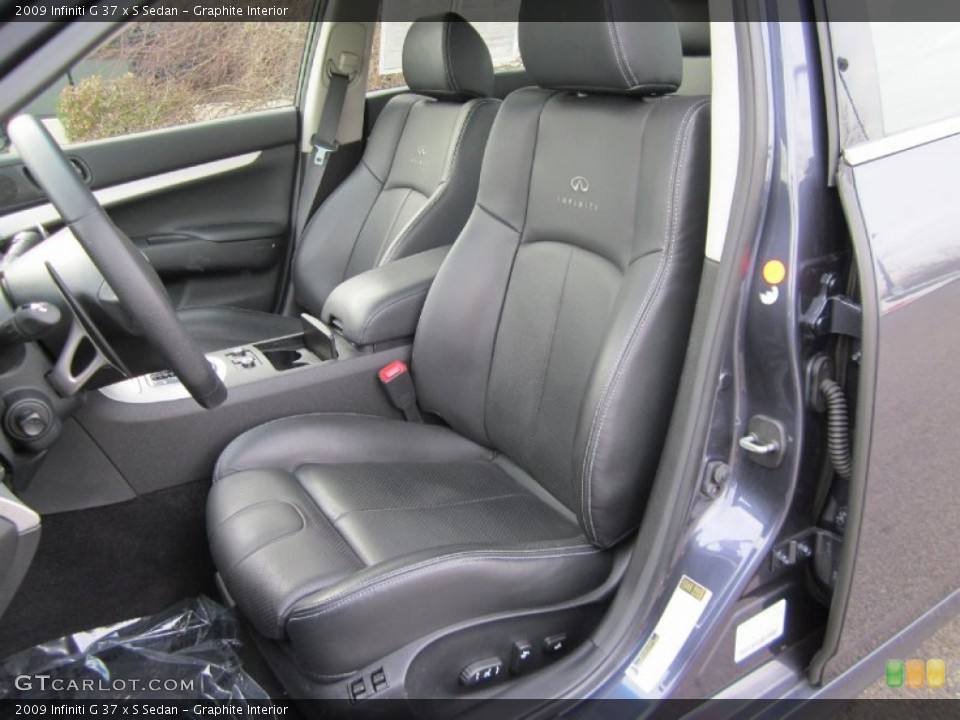 Graphite Interior Photo for the 2009 Infiniti G 37 x S Sedan #58083642