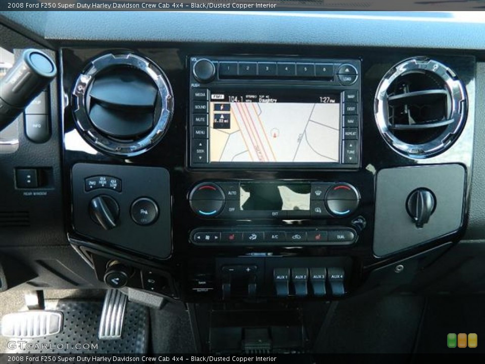 Black/Dusted Copper Interior Controls for the 2008 Ford F250 Super Duty Harley Davidson Crew Cab 4x4 #58086384