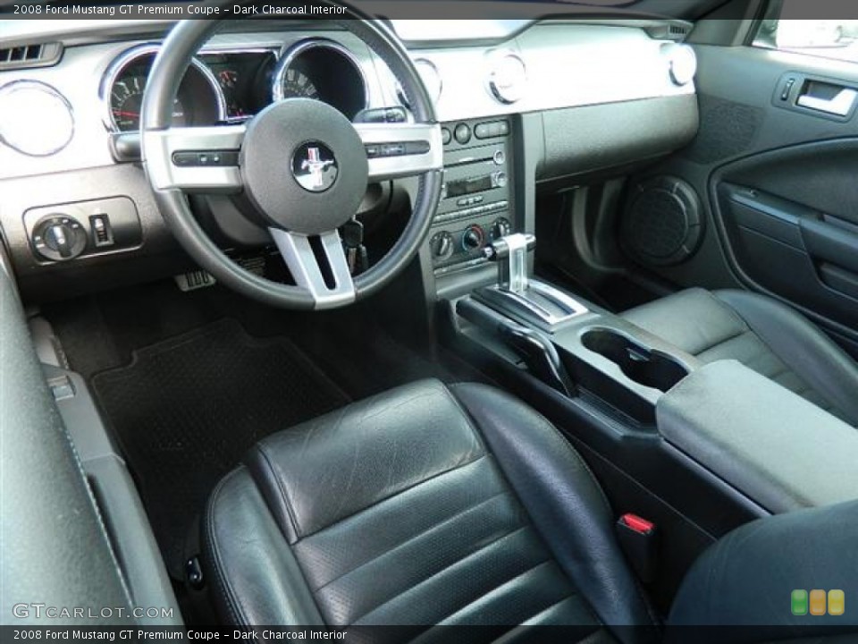 Dark Charcoal Interior Prime Interior for the 2008 Ford Mustang GT Premium Coupe #58086989
