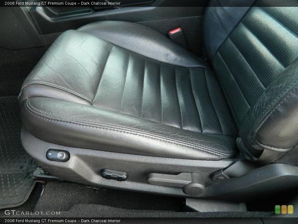 Dark Charcoal Interior Front Seat for the 2008 Ford Mustang GT Premium Coupe #58087013