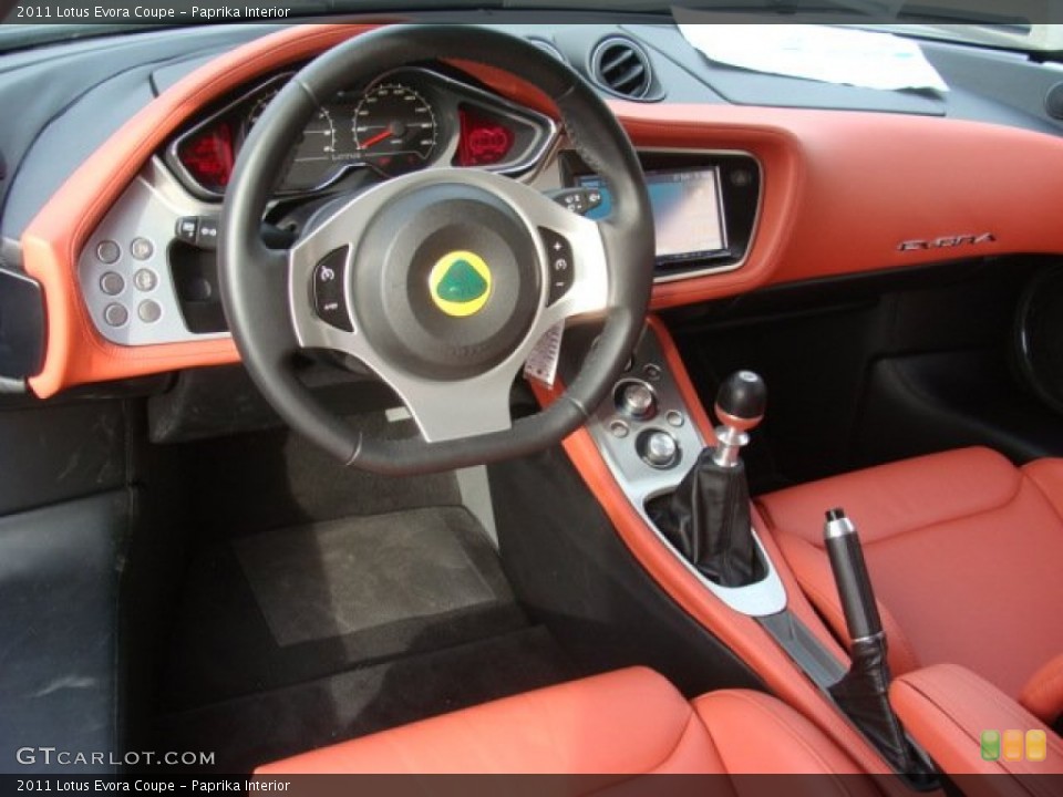 Paprika Interior Photo for the 2011 Lotus Evora Coupe #58095749