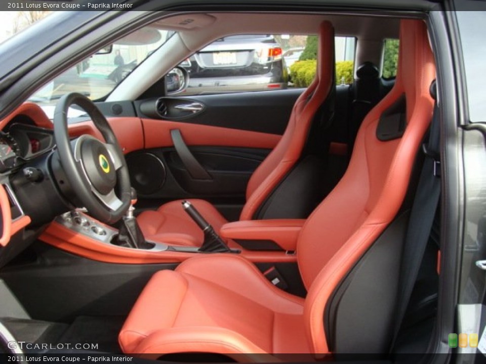Paprika Interior Photo for the 2011 Lotus Evora Coupe #58095758