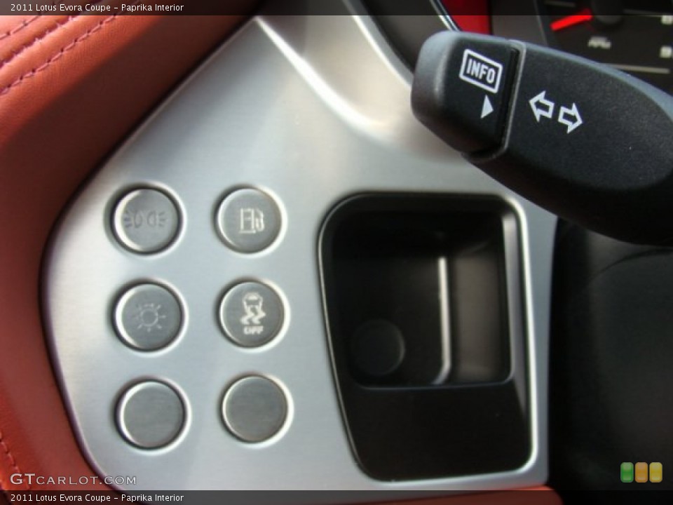 Paprika Interior Controls for the 2011 Lotus Evora Coupe #58095782