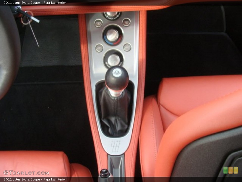 Paprika Interior Transmission for the 2011 Lotus Evora Coupe #58095836