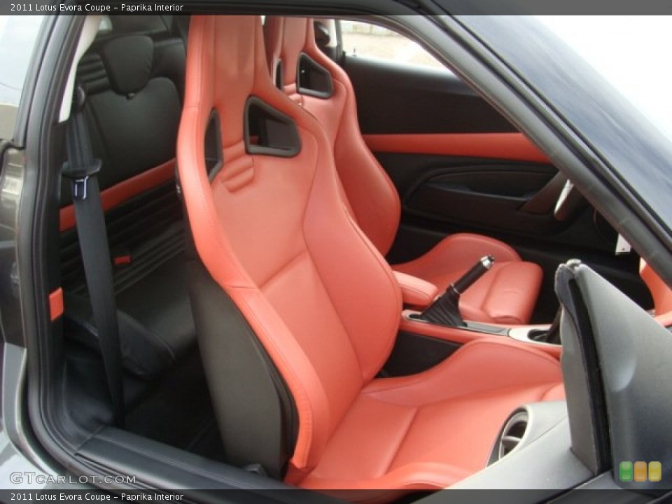 Paprika Interior Photo for the 2011 Lotus Evora Coupe #58095883