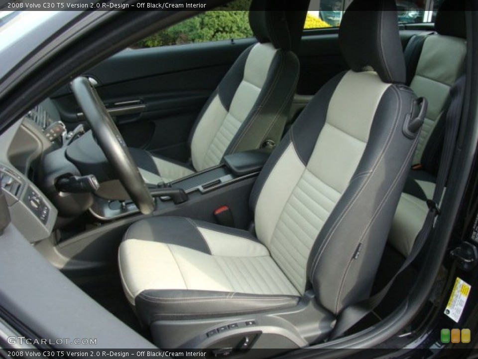 Off Black/Cream Interior Photo for the 2008 Volvo C30 T5 Version 2.0 R-Design #58096190