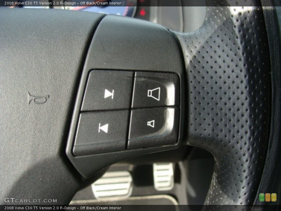 Off Black/Cream Interior Controls for the 2008 Volvo C30 T5 Version 2.0 R-Design #58096229