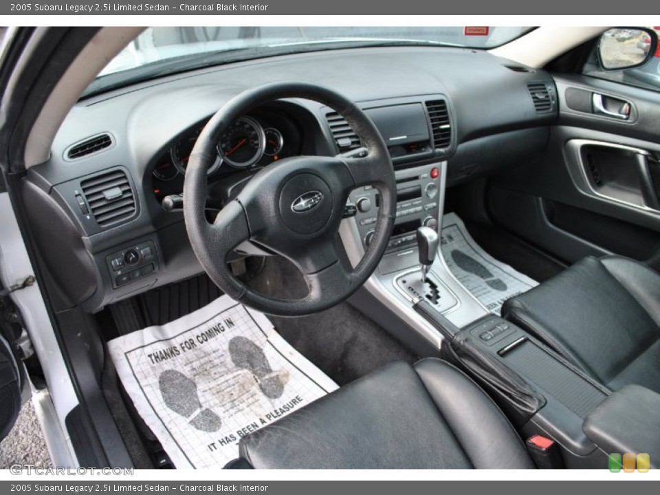 Charcoal Black Interior Photo for the 2005 Subaru Legacy 2.5i Limited Sedan #58098488