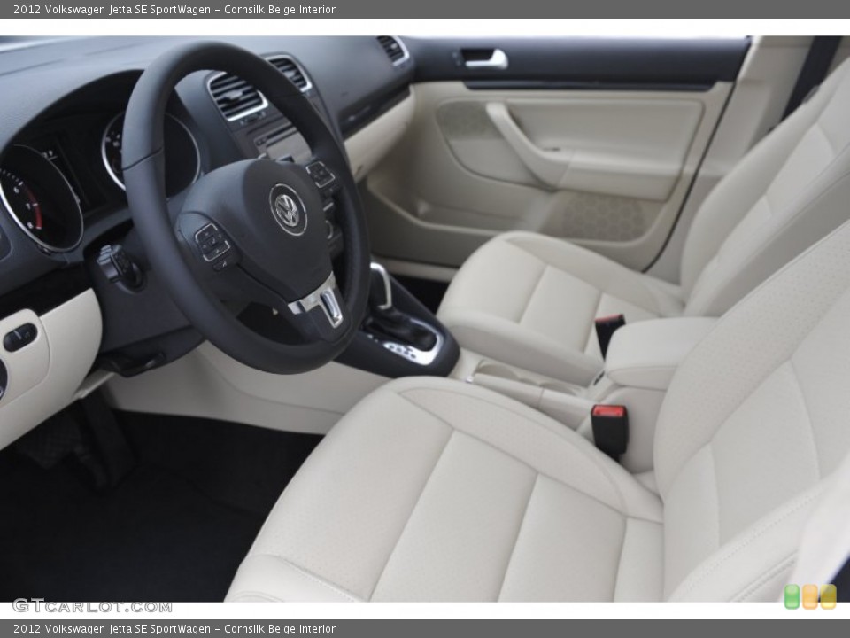 Cornsilk Beige Interior Photo for the 2012 Volkswagen Jetta SE SportWagen #58109882