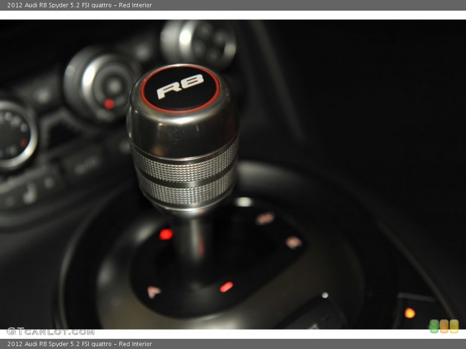 Red Interior Transmission for the 2012 Audi R8 Spyder 5.2 FSI quattro #58113365