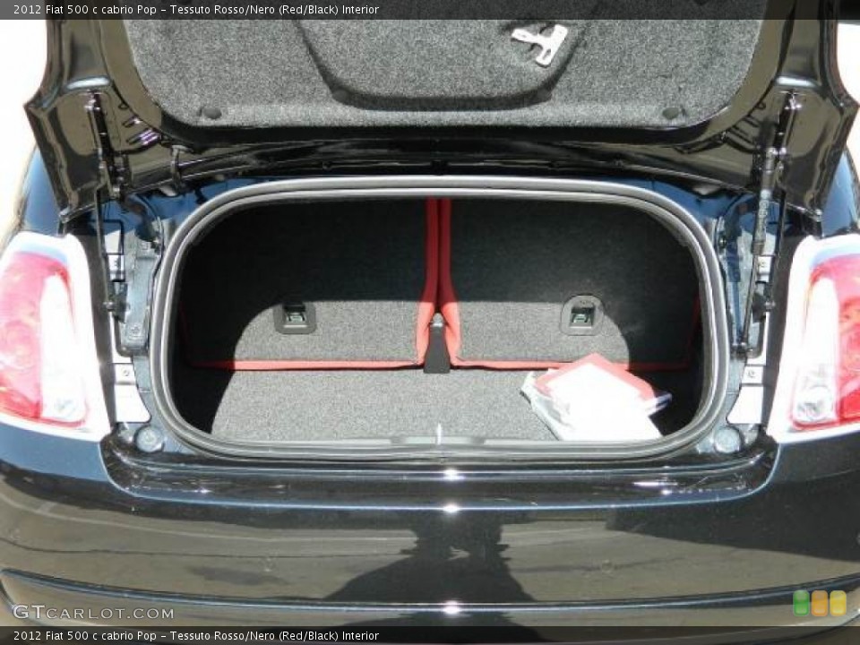 Tessuto Rosso/Nero (Red/Black) Interior Trunk for the 2012 Fiat 500 c cabrio Pop #58113851
