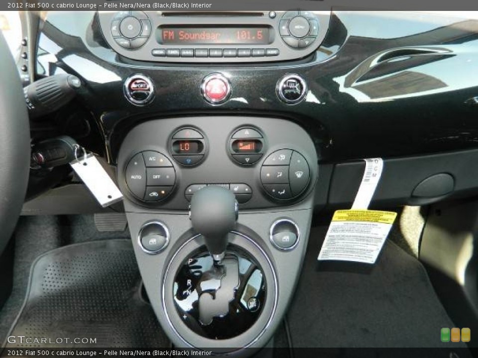 Pelle Nera/Nera (Black/Black) Interior Transmission for the 2012 Fiat 500 c cabrio Lounge #58117469