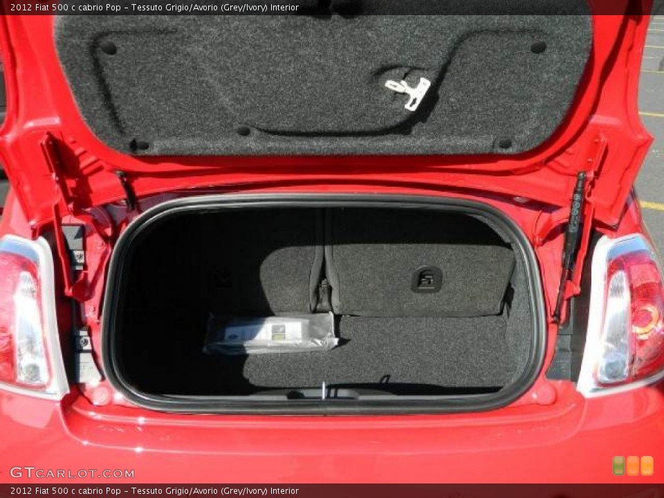 Tessuto Grigio/Avorio (Grey/Ivory) Interior Trunk for the 2012 Fiat 500 c cabrio Pop #58118621