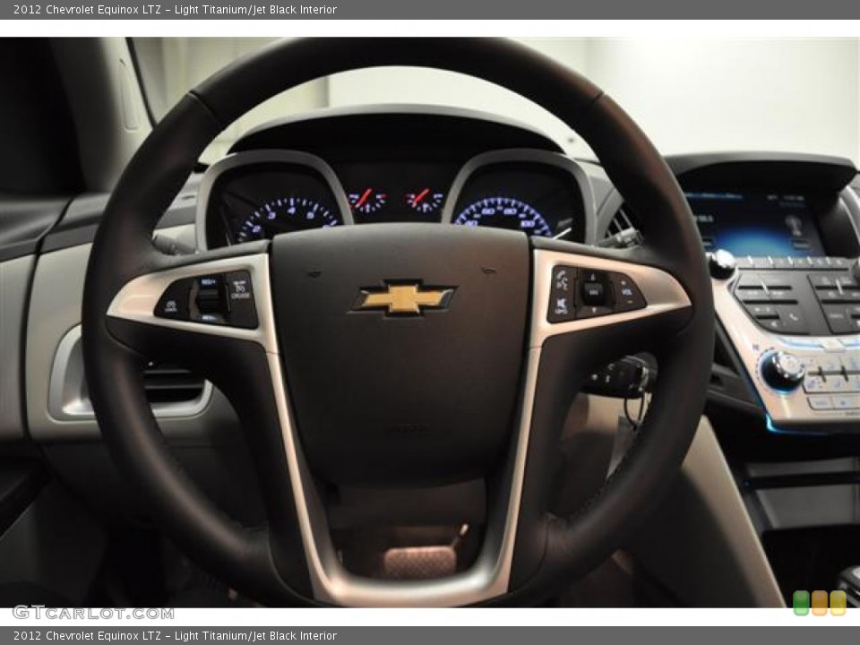 Light Titanium/Jet Black Interior Steering Wheel for the 2012 Chevrolet Equinox LTZ #58122984