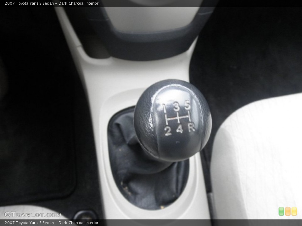 Dark Charcoal Interior Transmission for the 2007 Toyota Yaris S Sedan #58123817