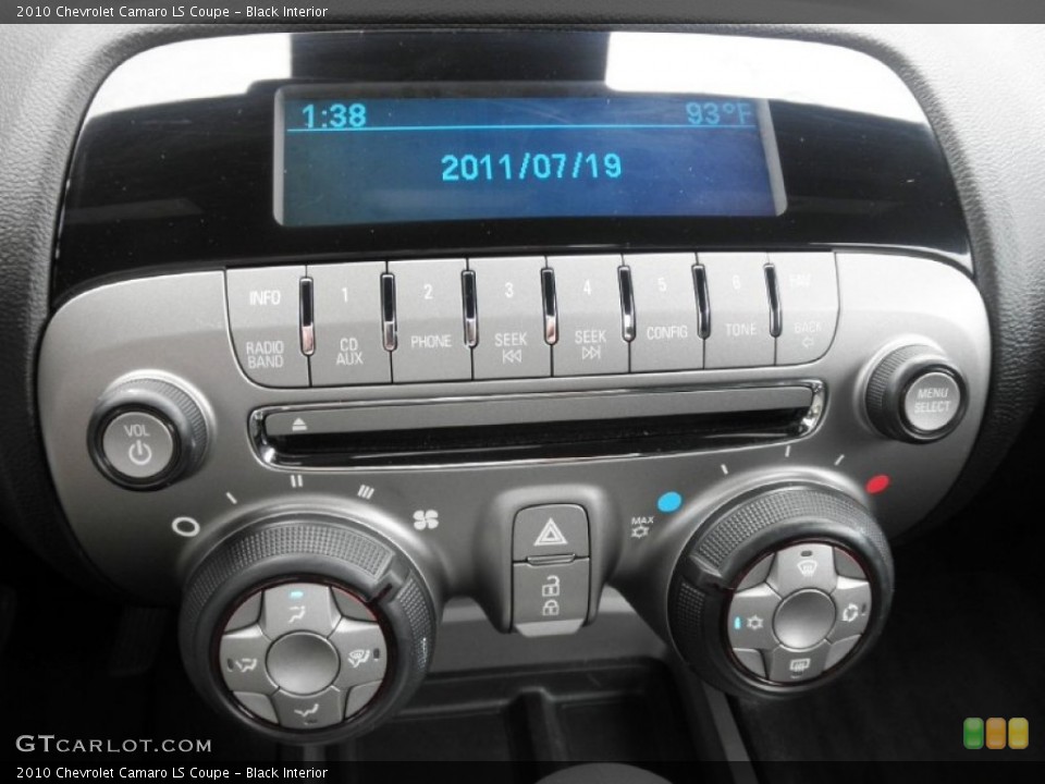 Black Interior Audio System for the 2010 Chevrolet Camaro LS Coupe #58123985