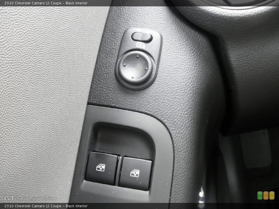 Black Interior Controls for the 2010 Chevrolet Camaro LS Coupe #58124024